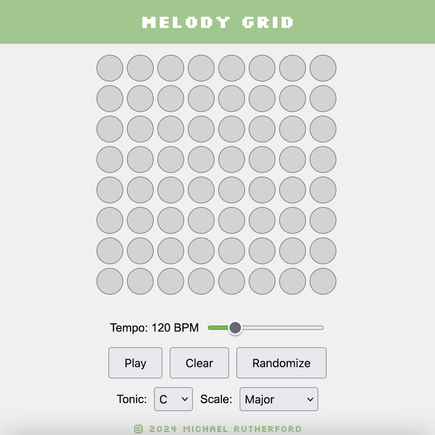 Melody Grid